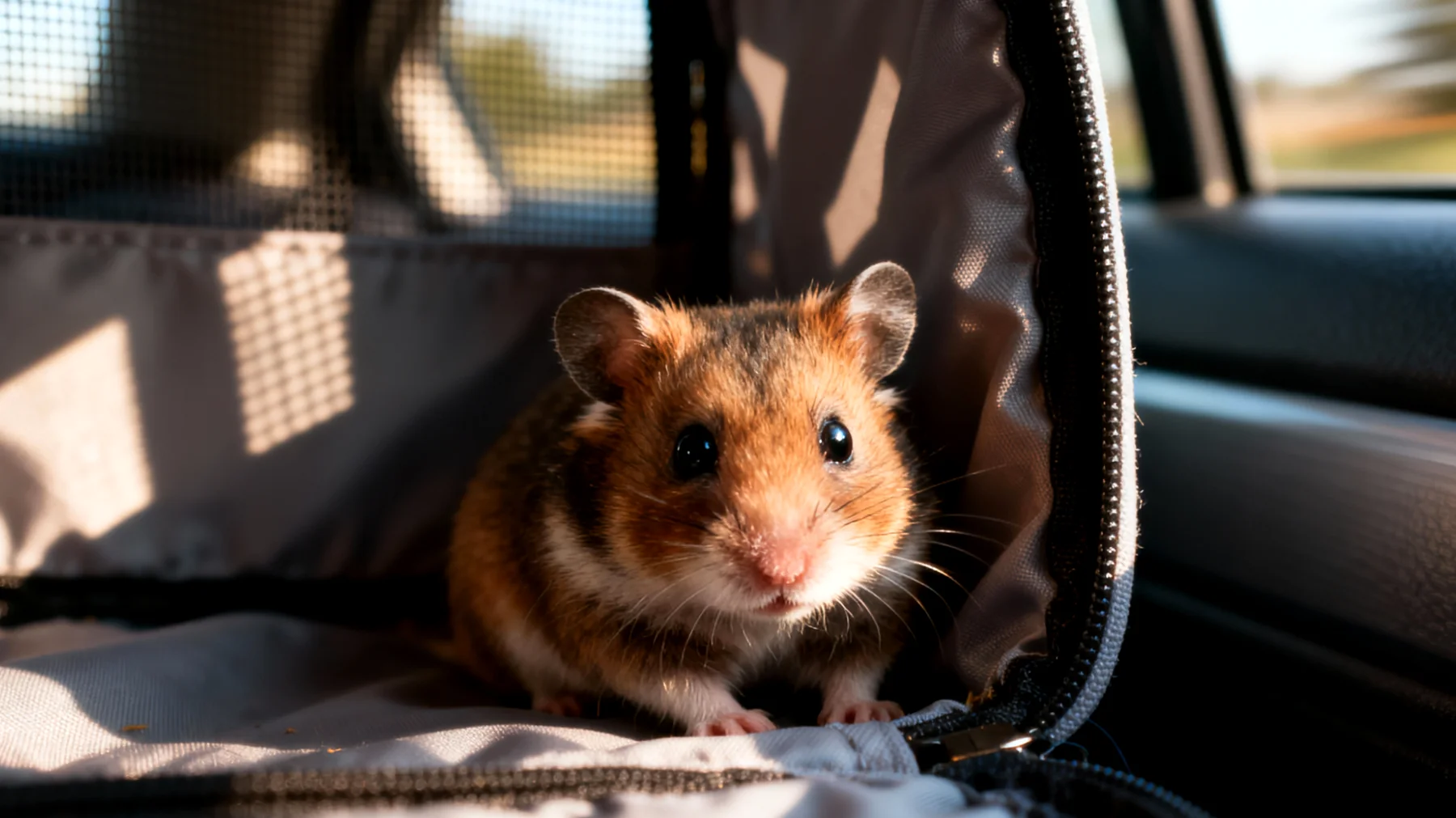 Hamster zeigen während Reisen erheblichen Stress durch Ortswechsel, ungewohnte Geräusche und Temperaturschwankungen, was zu gesundheitlichen Problemen und Verhaltensauffälligkeiten führen kann"