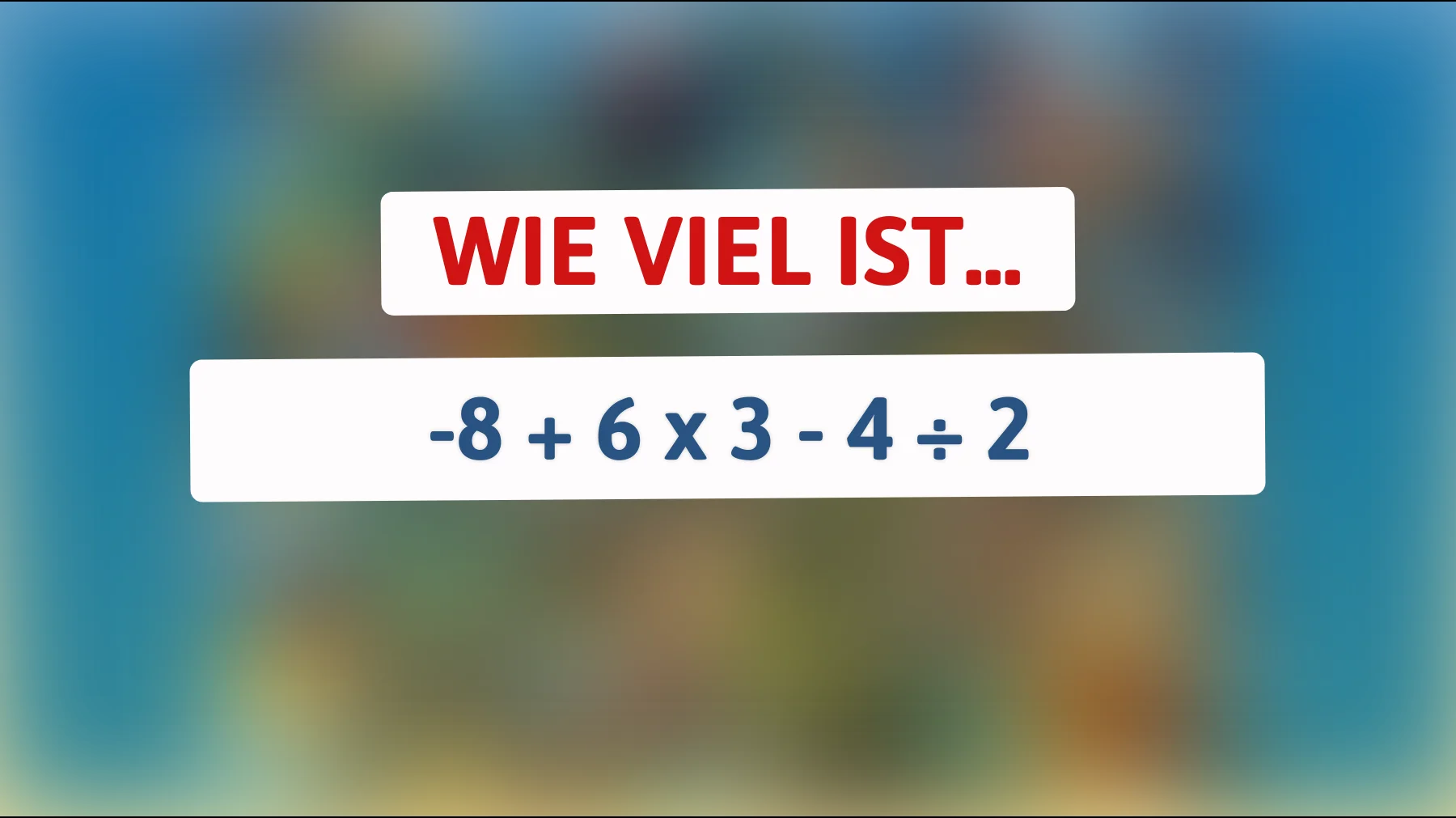 Kannst du das knifflige Rätsel lösen, das nur für mathematische Genies gedacht ist?"