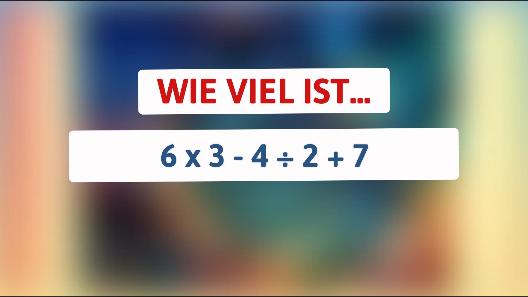 Kannst du dieses geniale Mathe-Rätsel lösen? Finde heraus, wie clever du wirklich bist!"