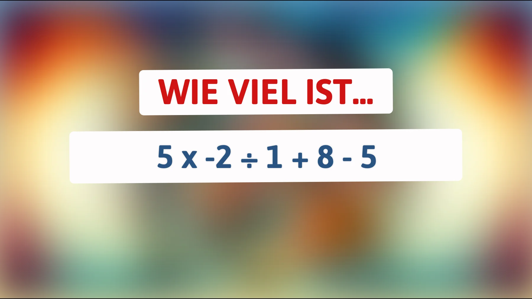 Nur 1 von 10 Menschen kann dieses mathematische Rätsel lösen: Kannst du es schaffen?"