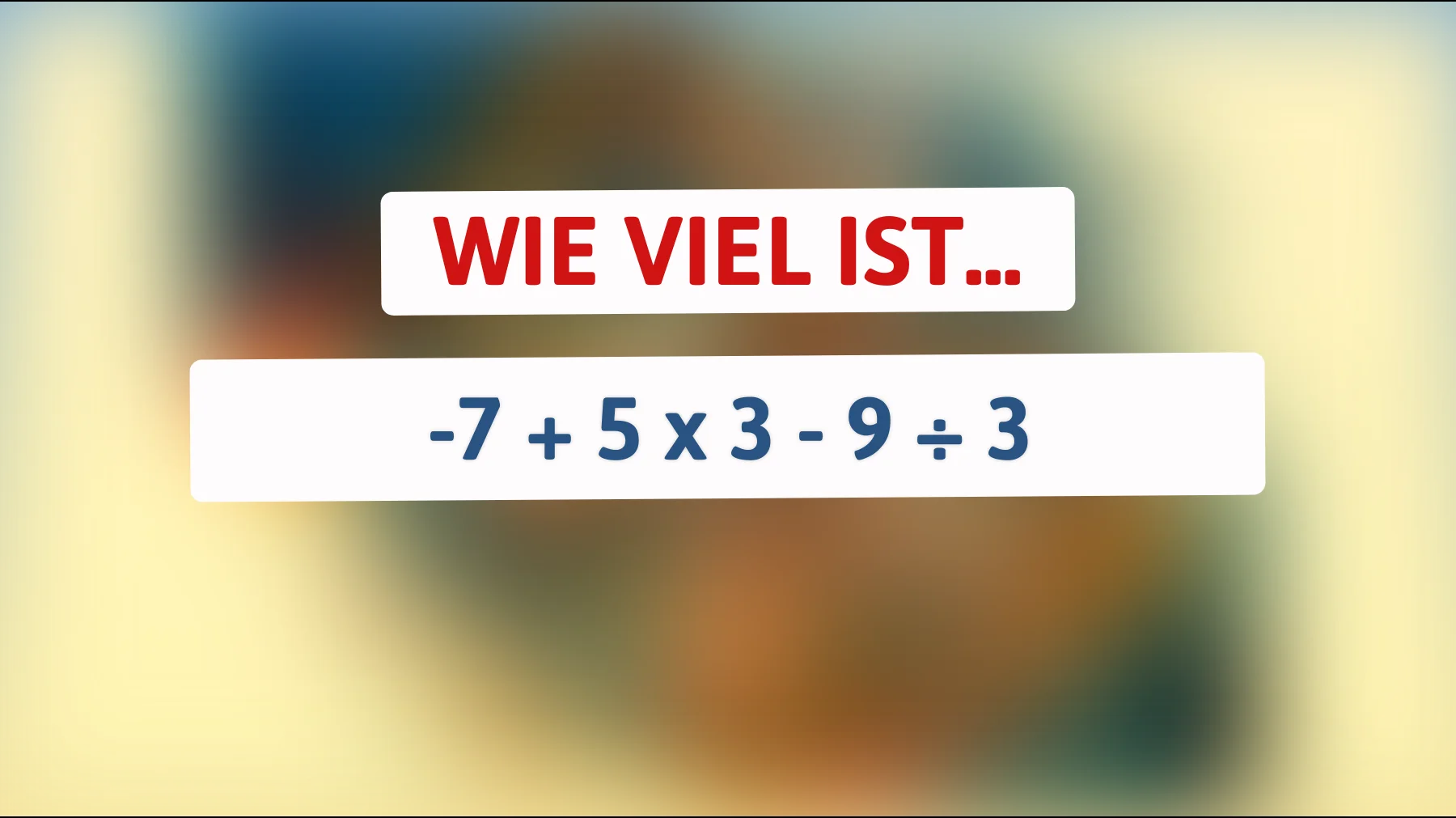 Nur 3% können es lösen: Knackst du dieses mathematische Rätsel für Genies?"