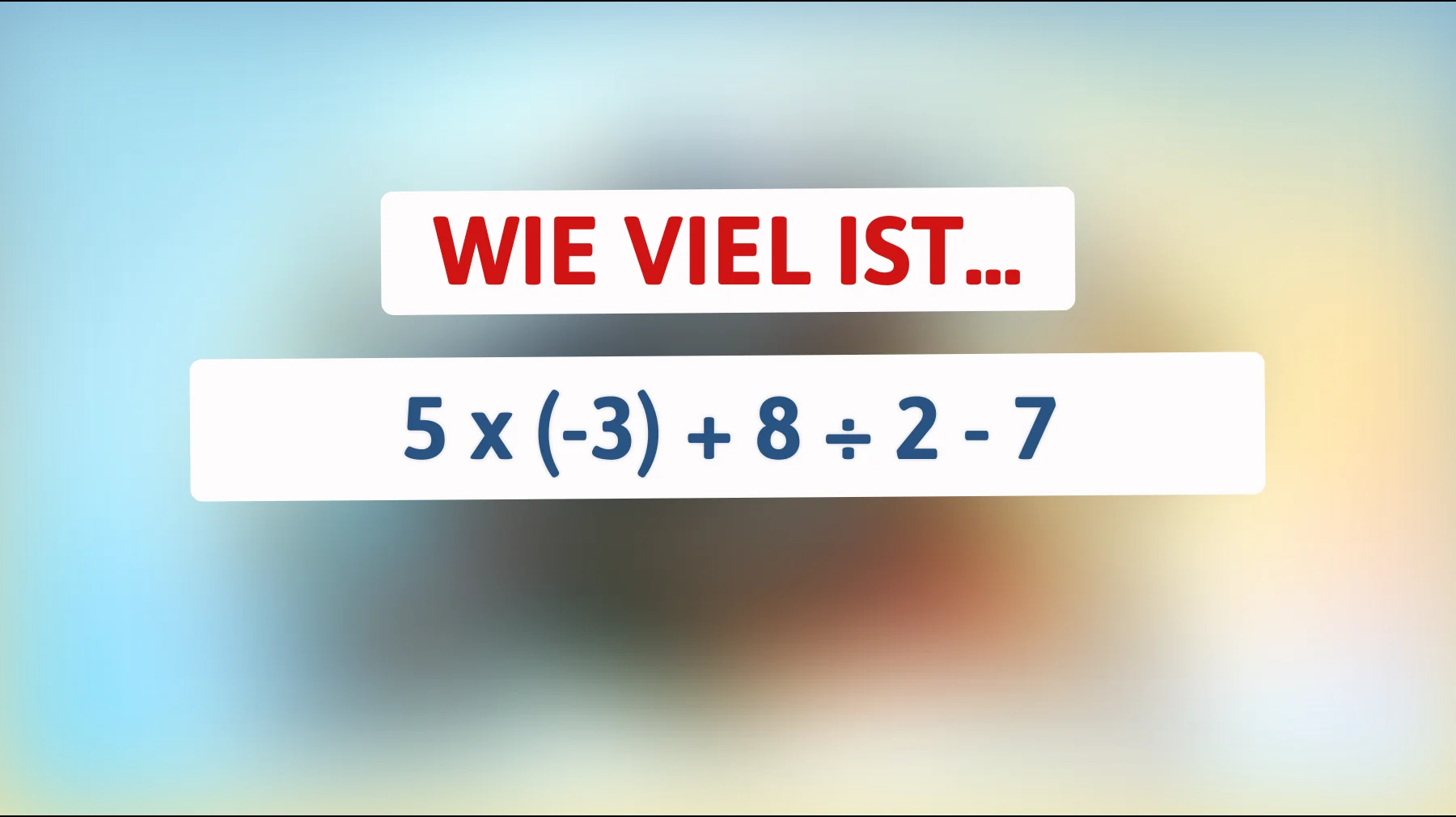 Nur ein mathematisches Genie kann dieses scheinbar einfache Rätsel meistern! Bist du schlau genug, um die Lösung zu finden?"