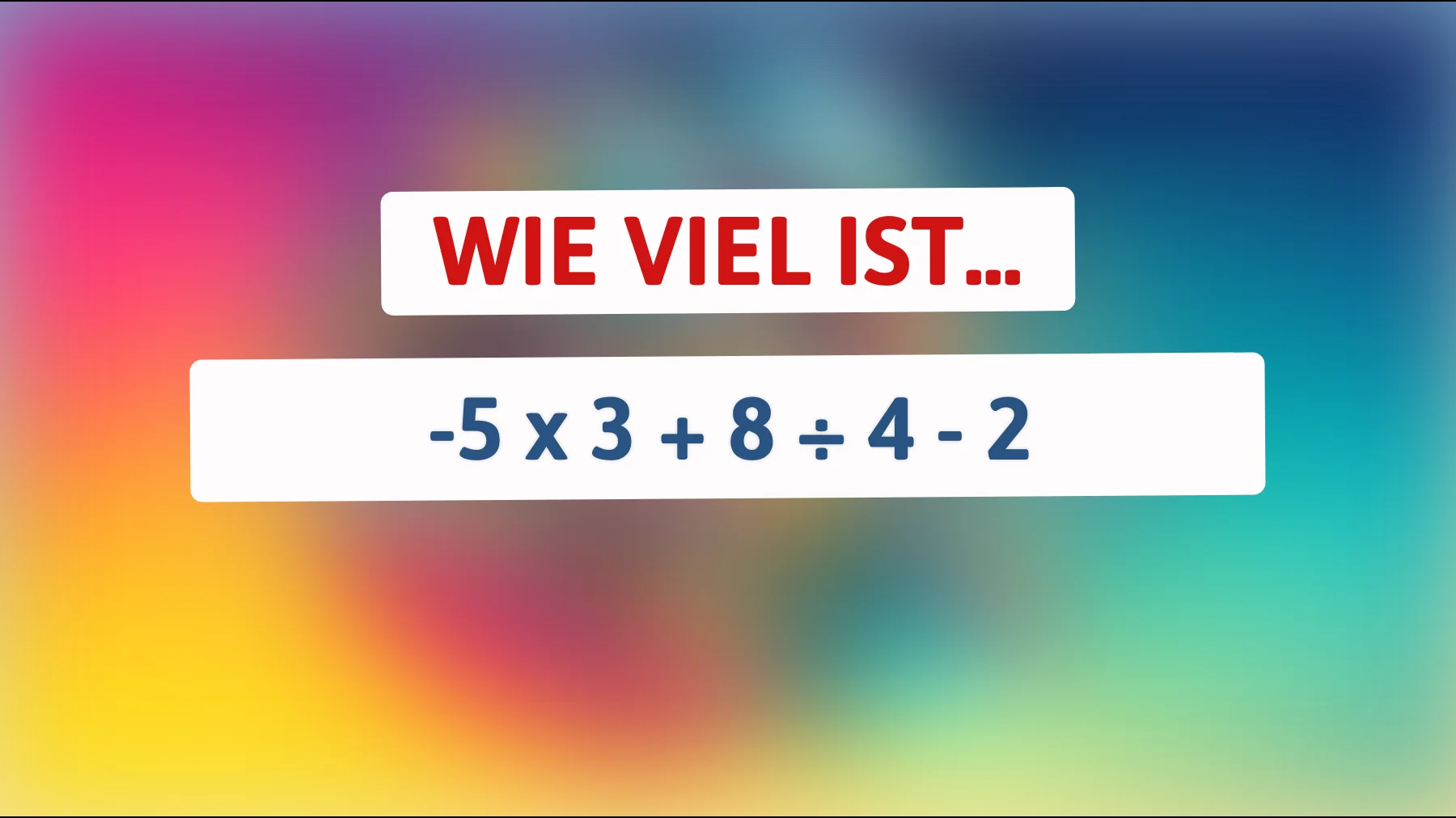 Testen Sie Ihr Genie: Nur kluge Köpfe können dieses mathematische Rätsel lösen!"