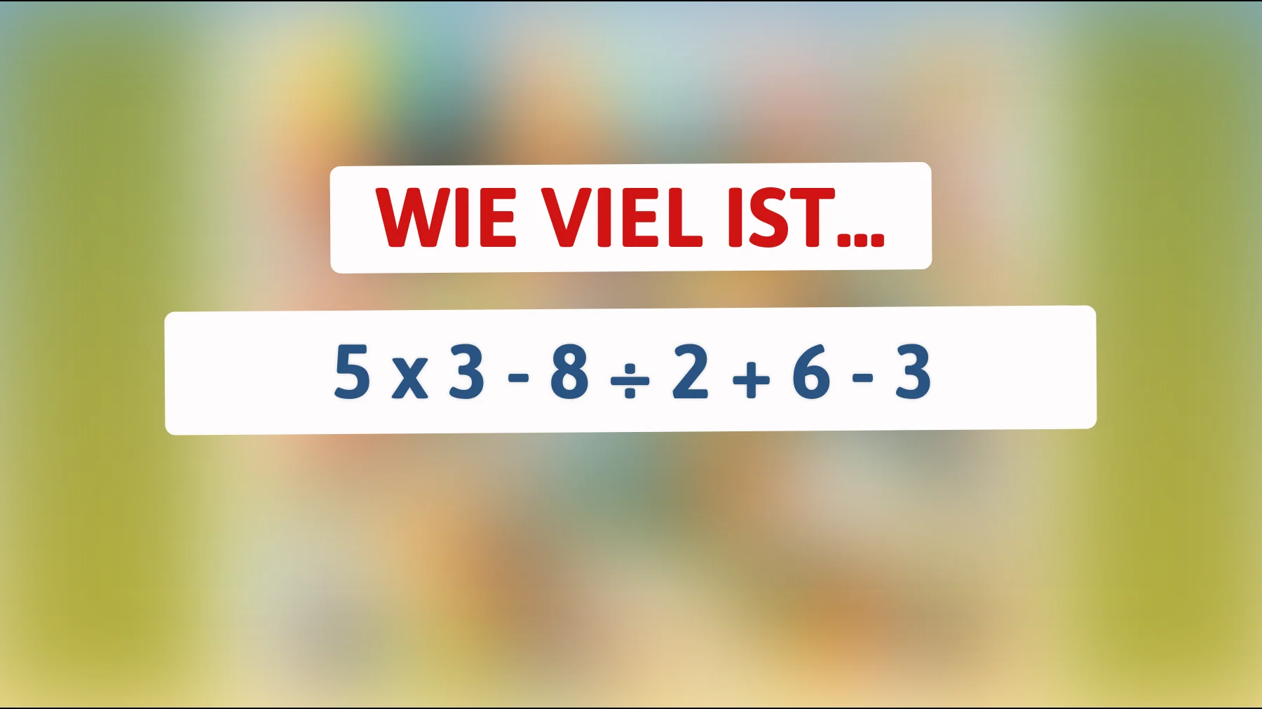 Nur 1% der Menschen können dieses mathematische Rätsel sofort lösen – gehörst du dazu?"